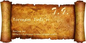 Tornyos Iván névjegykártya